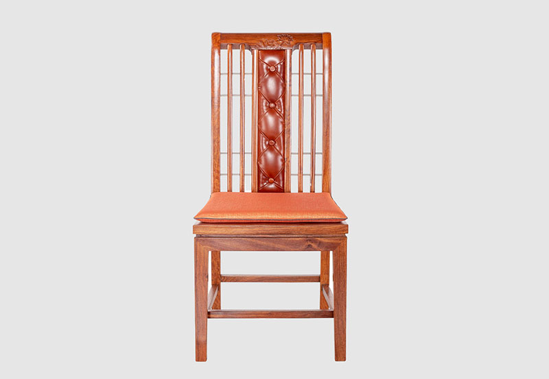 嘉峪关芙蓉榭中式实木餐椅效果图